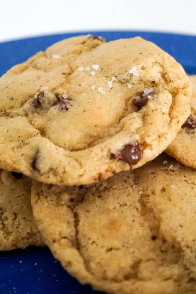 Sourdough Browned Butter Chocolate Chip Cookies