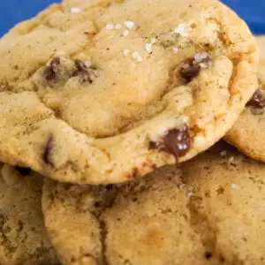 Sourdough Browned Butter Chocolate Chip Cookies